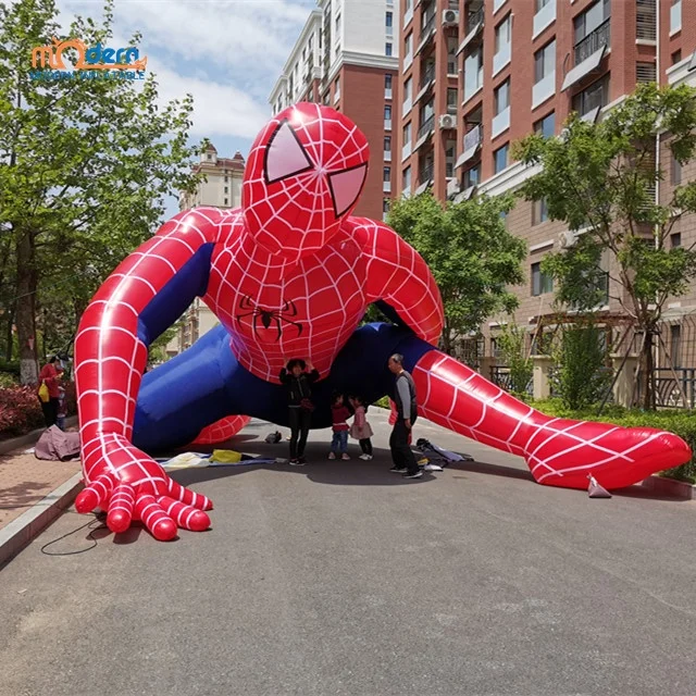 Giant inflatable spiderman model , attractive inflatable super heroes model , inflatable parade balloons