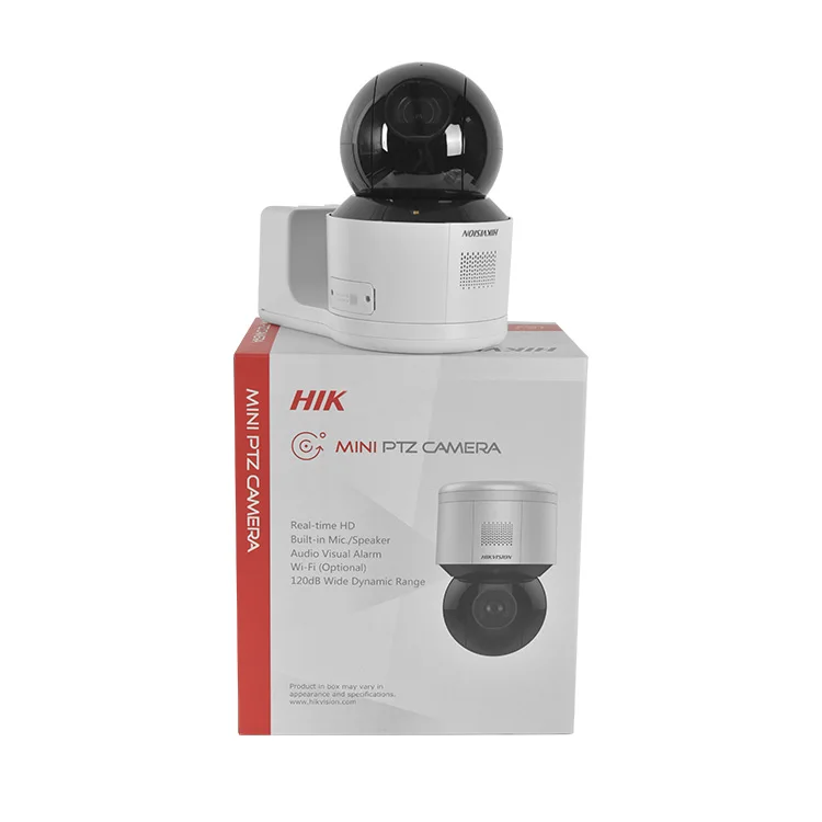 DS-2DE3A404IWG-EW New Arrival HIK Night Vision DarkFighter 4 MP 4x Zoom IR Mini PT Dome Network Camera Outdoor