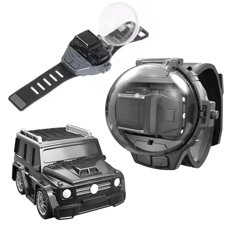 5.5G Alloy watch control car children toys Mini Remote Control Car Racing Car Watch with USB Charging