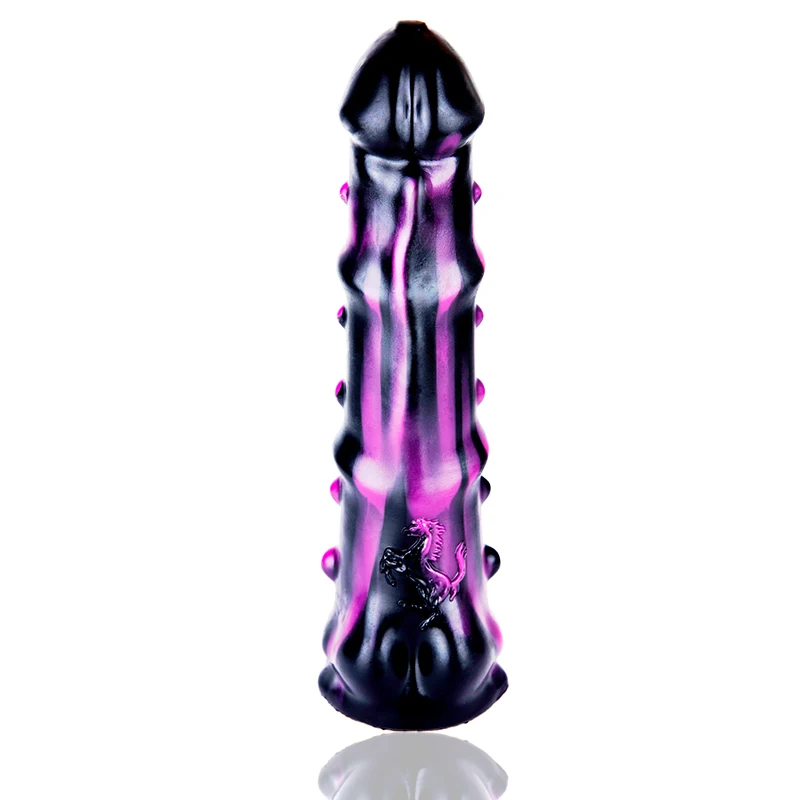 New horse special shaped soft rear anal plug liquid silicone large simulated dildo penis sex toy for women