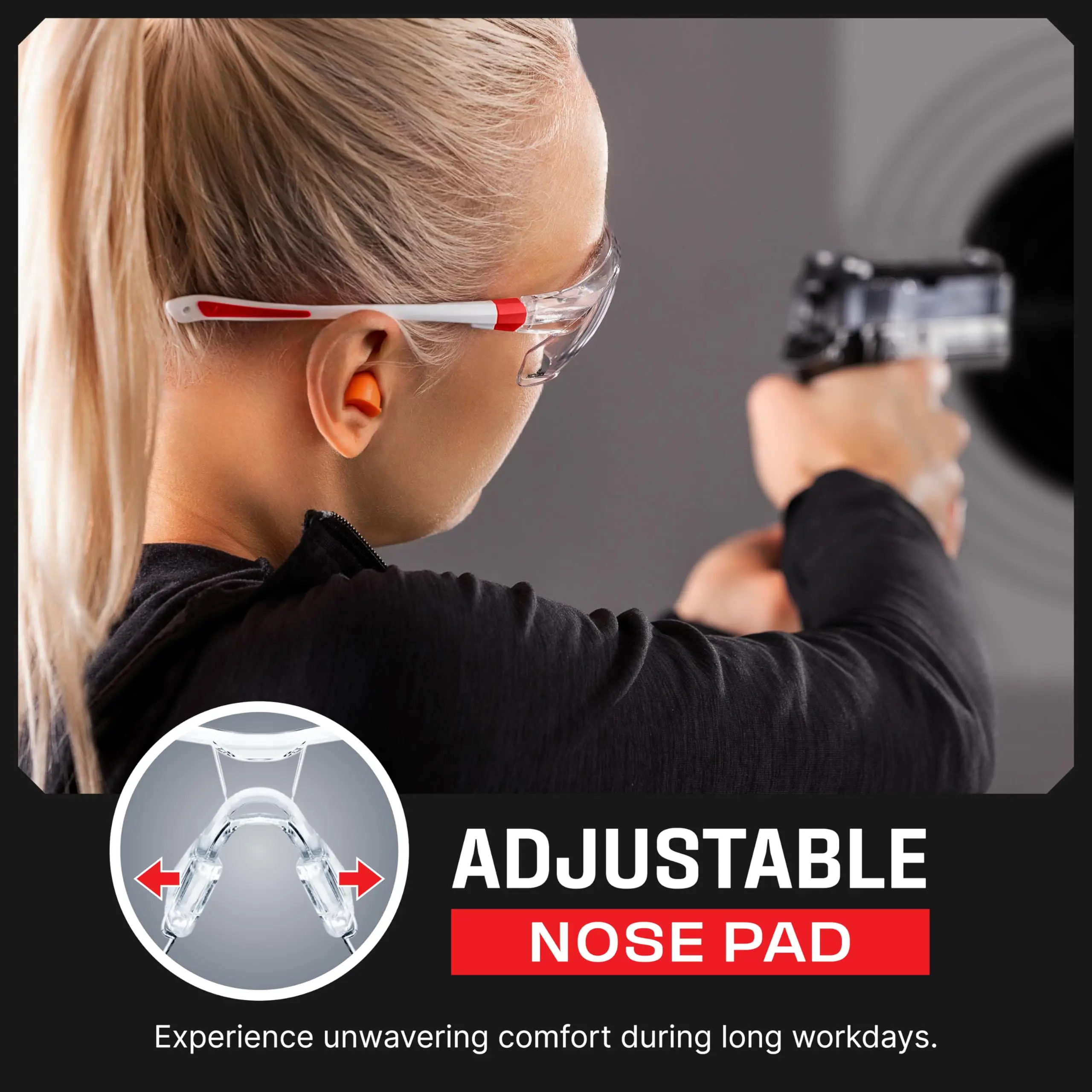 safety glasses anti-fog Eye Protection Foldable Sunglasses Shooting Glasses Z87 work Safety Glasses anti-scratch