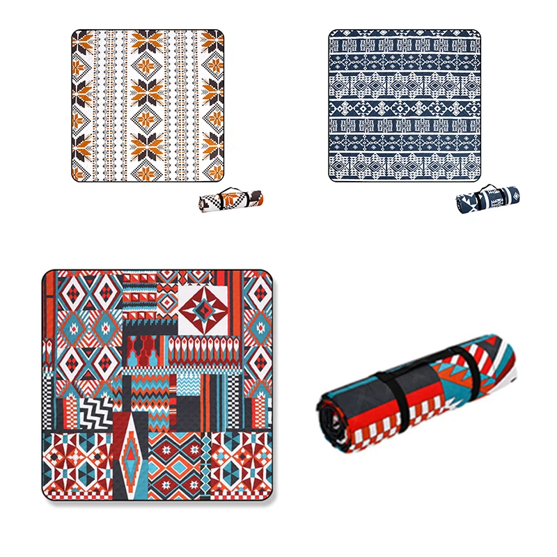 hot sale Waterproof Foldable Outdoor Camping Picnic Multiplayer Tourist Mat Beach Blanket