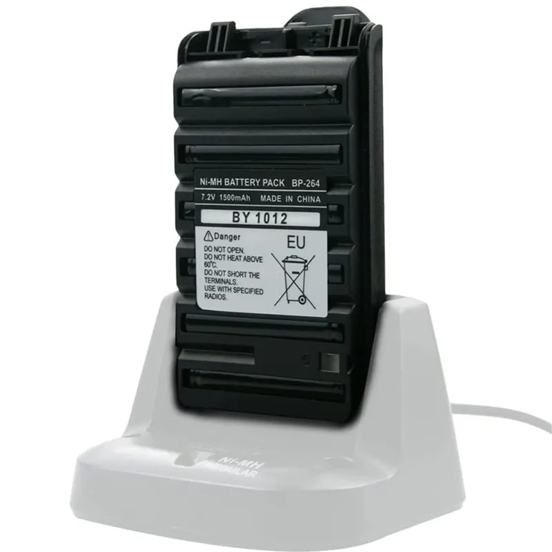 BP-264 7.2V 1500mAh Ni-MH Battery Compatible for ICOM V80 F3001 F3210 F4210 F3101D Radio Replacement Battery Pack