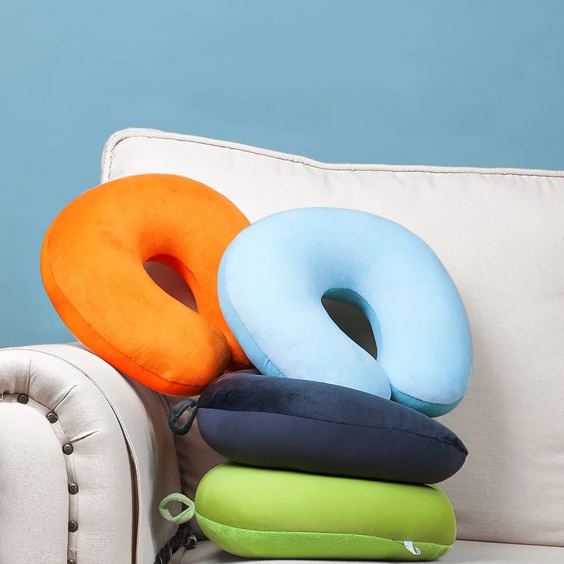 Multiple Colors Microbead Travel Head and Neck Pillow Lightweight and Plush