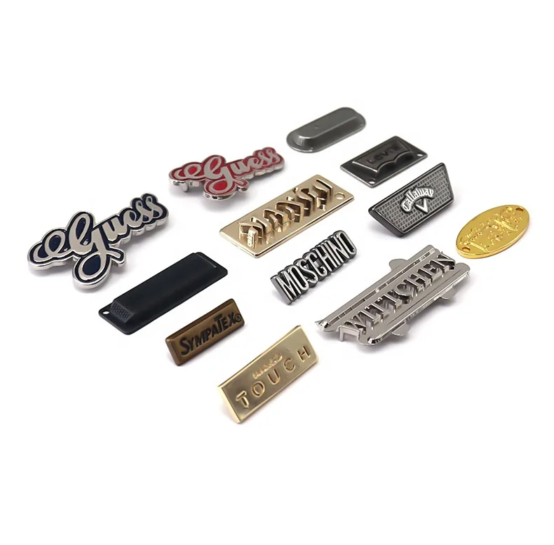 metal nameplate 3ml pattern metal  brass namep factori metal nameplates for bag