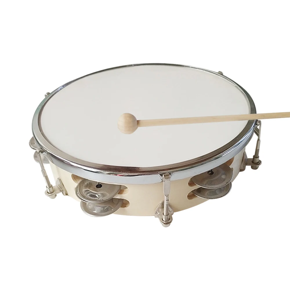 10-inch Adjustable Hand Tambourine