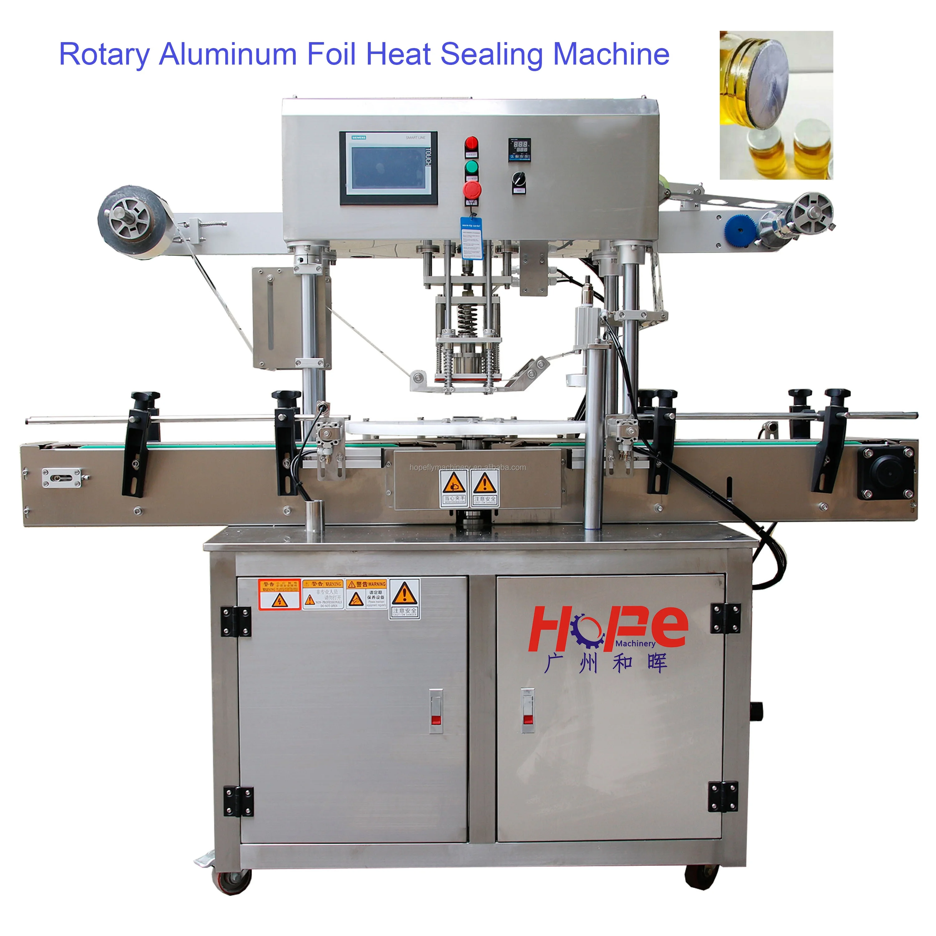 Automatic Canning Line 14 Heads Garlic Chilli Sauce Filling Capping Labeling Machine