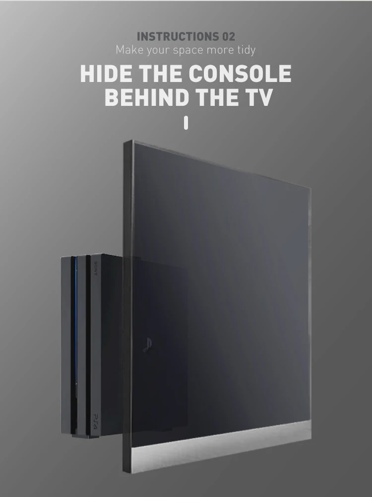 DATA FROG Wall Mount For PS4 Universal Controller Holder Stand Storage Rack with Screws For PS4 Pro/ PS4 Slim Accessories