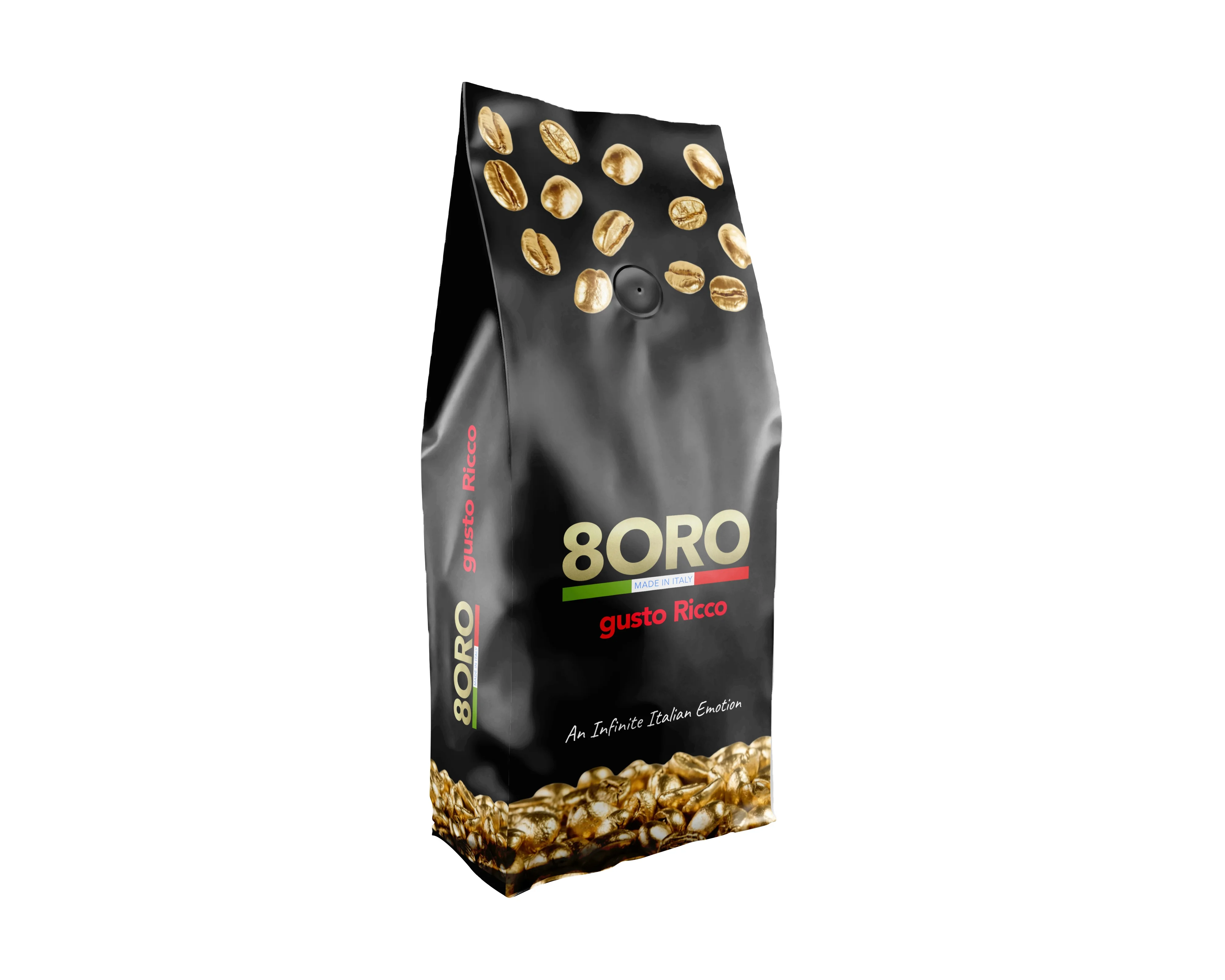 Italian Products - Intense Inviting Aroma Coffee Beans in 1 Kg Pack - Medium Roast - Sweet Flavour -