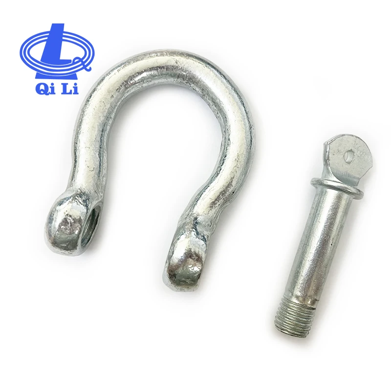 Wholesale High Quality Galvanized European Type Hook Clip  Alloy Steel Bow Shape Bow Shackle