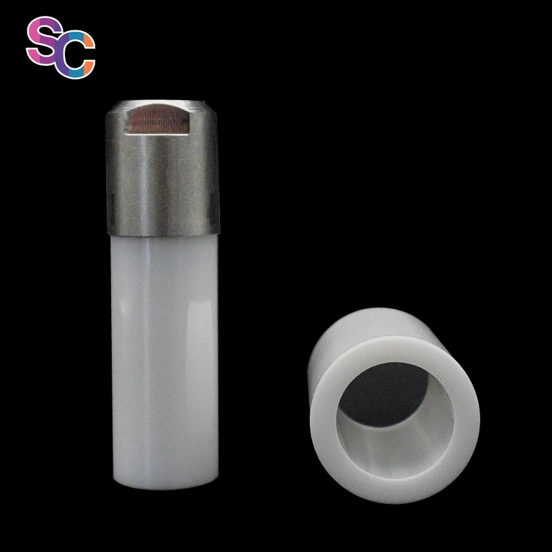 High polish wear-resistant zirconia ceramic ball valve sleeve zirconium oxide parts