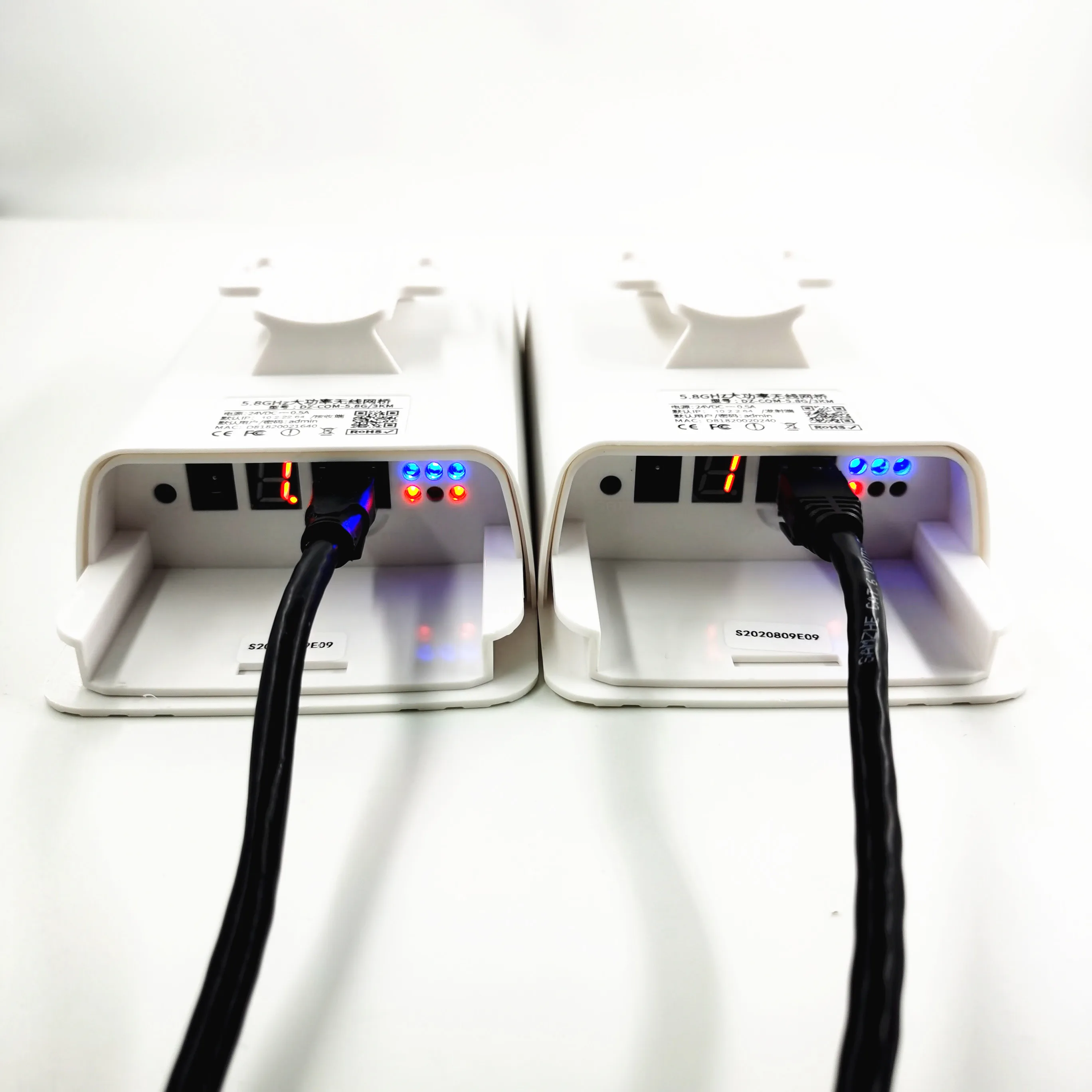 Беспроводной сетевой мост ap, наружный CPE 2,4g, расстояние 1 км, цифровой дисплей, кодовый набор