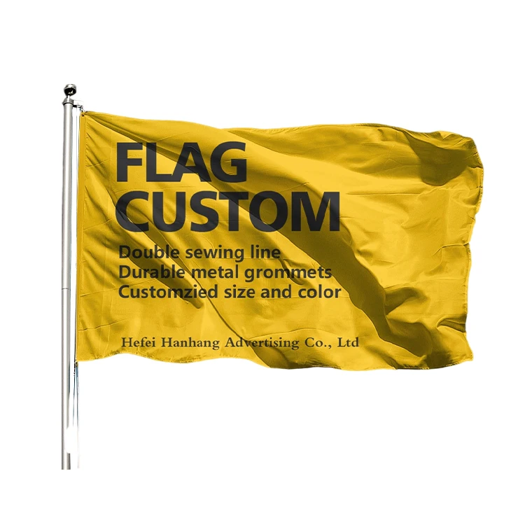 Custom Printing Polyester Company Logo Advertising Flag