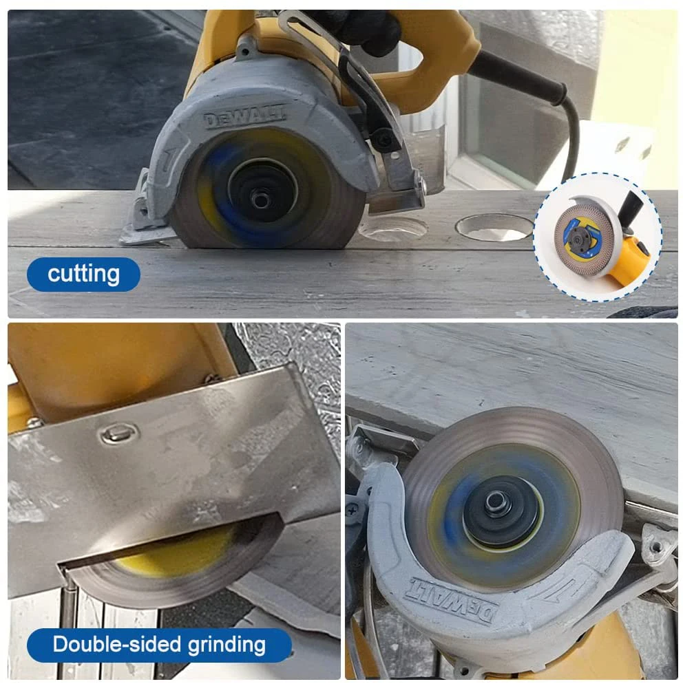 Diamond Cutting Grinding Blade for Beveling,Small Cuts,Grinding,Rounding Shaping Edges/Corners of Porcelain,Tiles,Granite