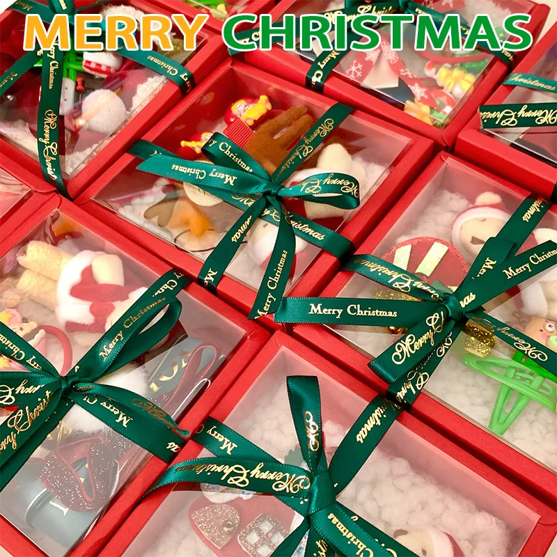 High Quality Christmas Hair Clip Cute Deer Snowman Santa Christmas Hairpin Bangs Clip for Girls