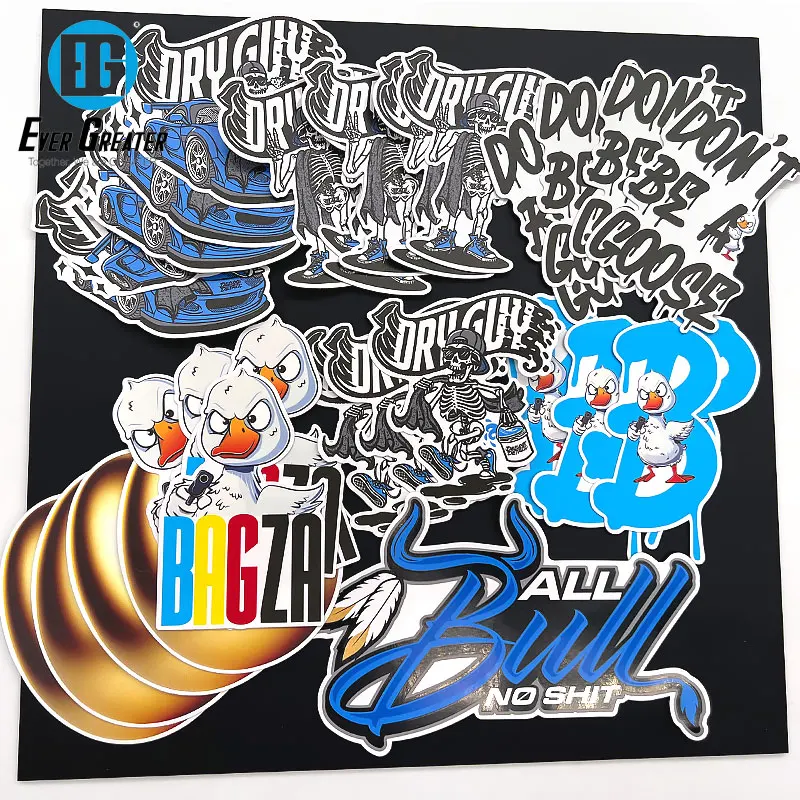 Wholesale High Quality Private Custom Colorful Aesthetic Cartoon Stickers