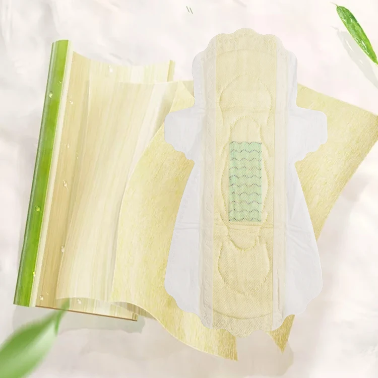 Бамбуковый уголь 100% органический хлопок анион менструальный период гигиенические прокладки для женщин