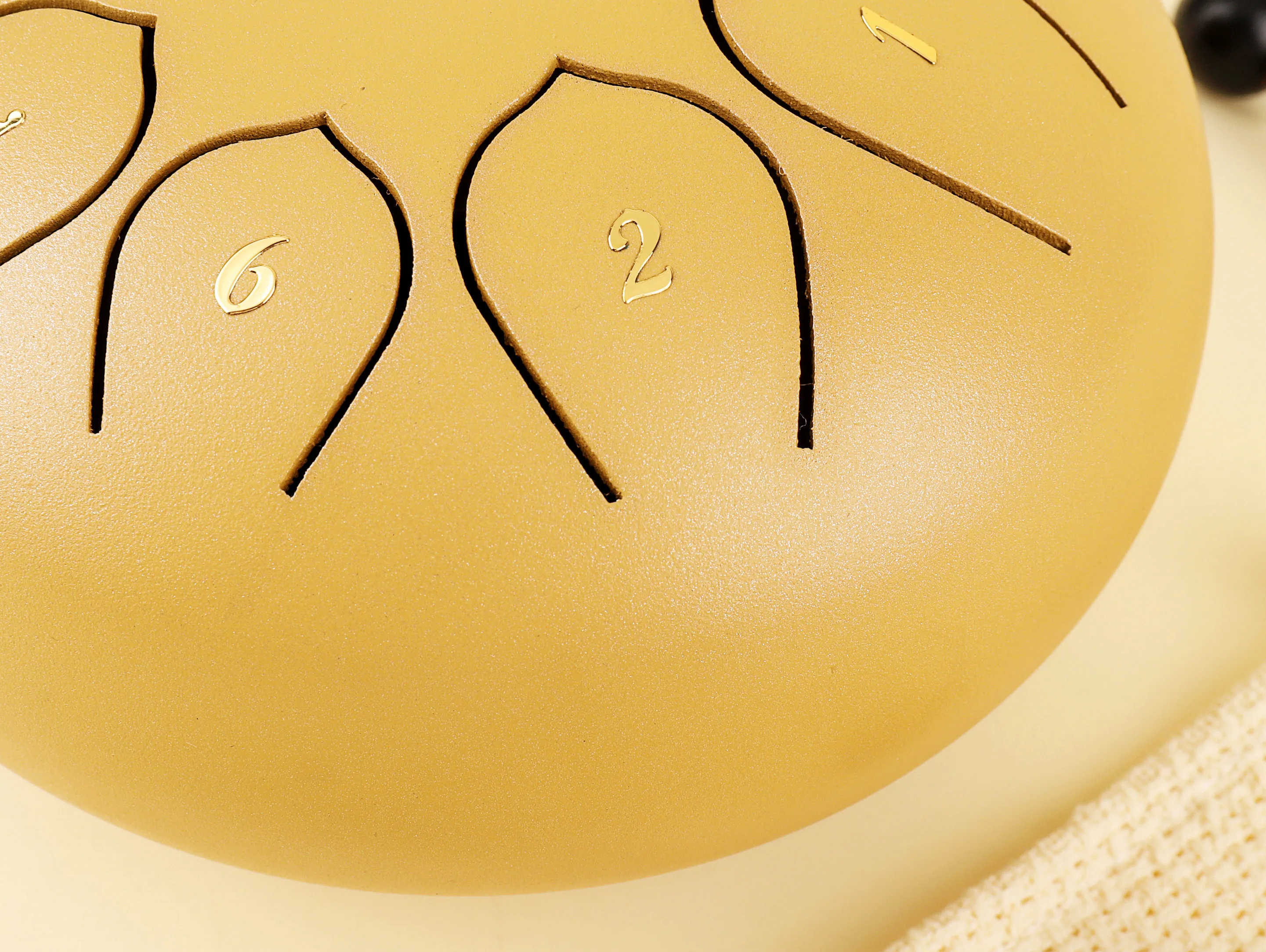 SUXINRU GOLD 8inches 8tones  percussion-instrument hand pan for YOGA  steel tongue drum