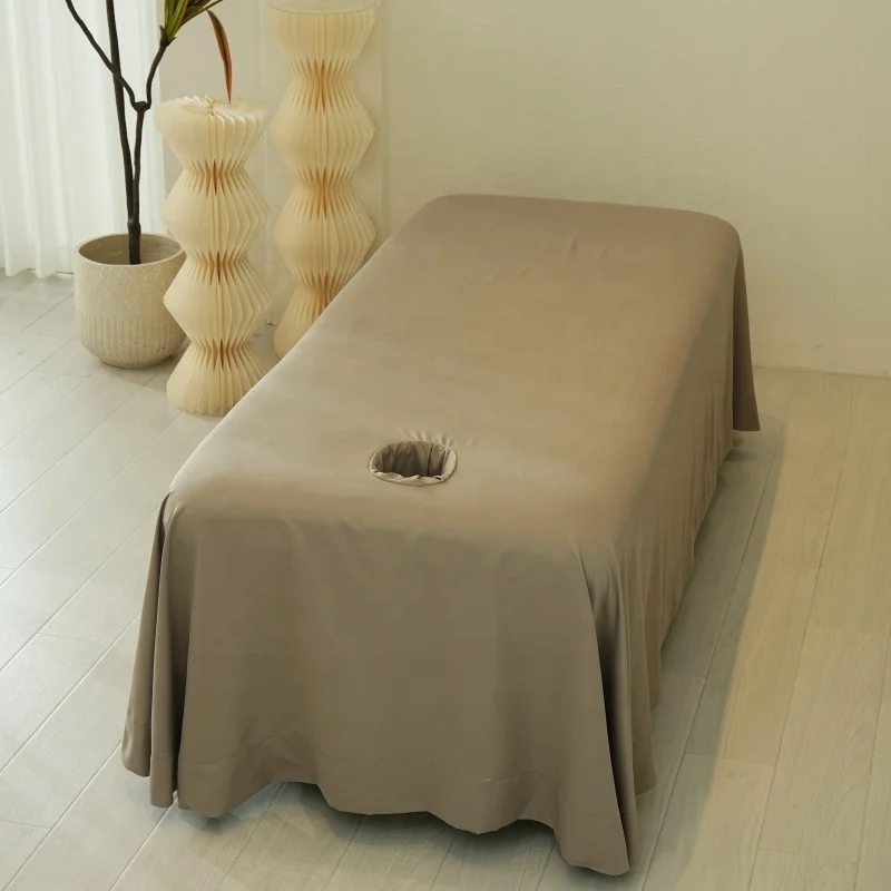 Best price Beauty Bedspread 4PCS High-end Luxury Beauty Salon Bed Cover Set Massage Cotton Linen Sheets set