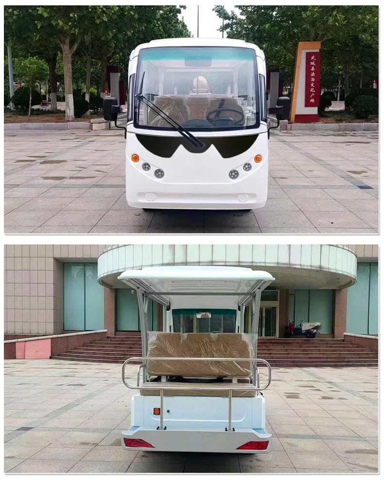 11-Seat 4-Wheeled Electric Sightseeing Bus for Scenic Spots and Tours