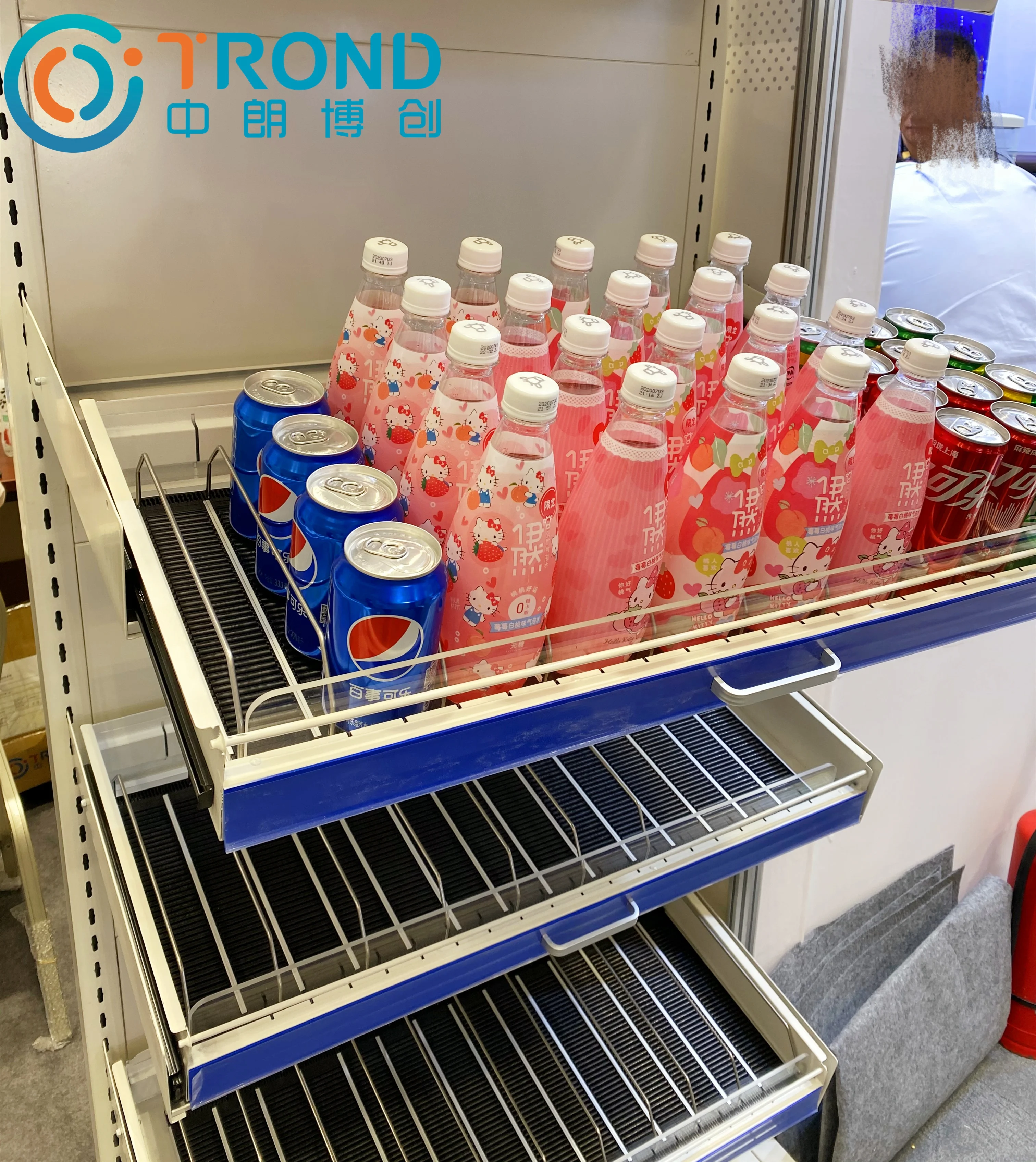 Сертификация CE супермаркет Аптечная полка ролик пластиковая гравитационная кормовая