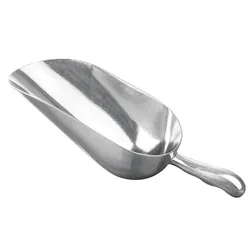 Bar Ice Bucket Flour Utility Scoop Metal Food Scoop Stainless Steel Ice Scoop for Kitchen Bar Party Wedding