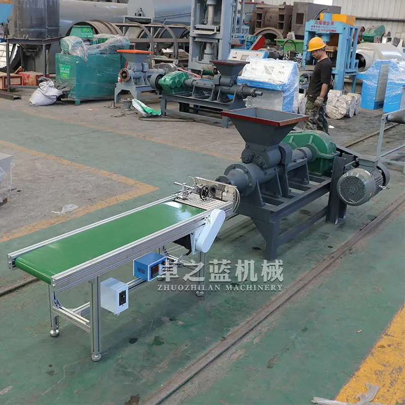 New type bamboo wood coconut shell coal charcoal powder press extrude briquette making machine briquette equipment