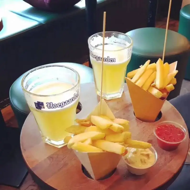 Пивная Стеклянная Кружка высокого качества Hoegaarden 120 мл в наличии