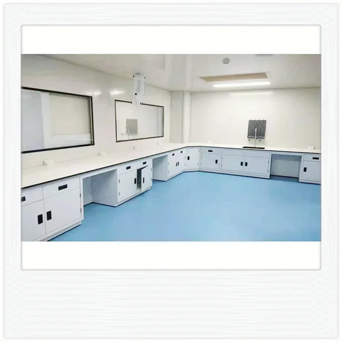 Laboratory Work Bench Steel  Chemistry Lab Bench and Cabinets
