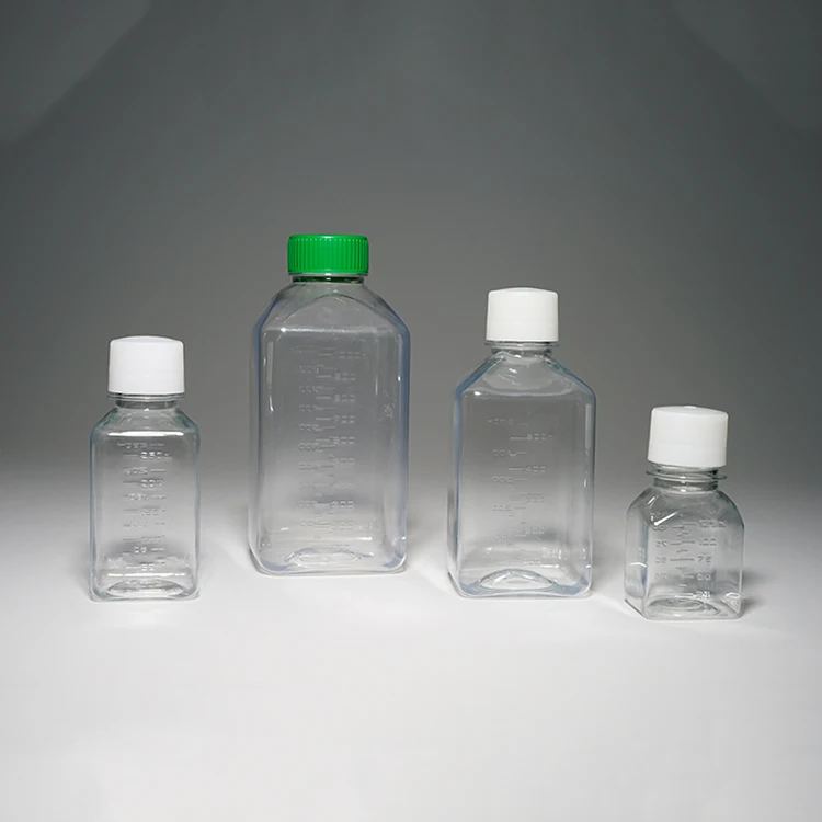 Disposable Sterilized plastic sample laboratory plastic bottle 500ml