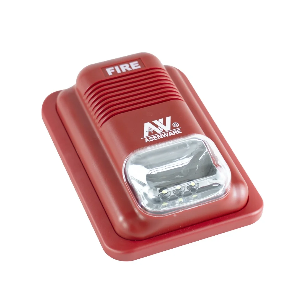 Asenware Conventional Strobe Sounder LED Light 24V Version 2166 Fire Alarm System Use