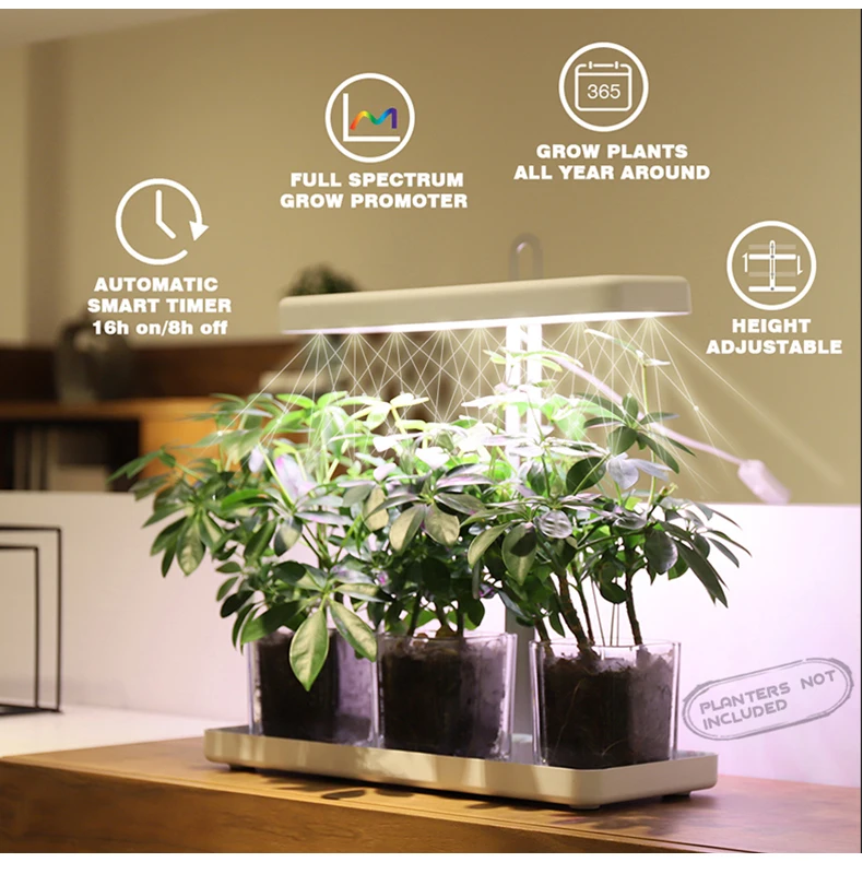 2022 indoor herb garden starter home garden system hydroponic growing led for thyme mint tomato lettuce