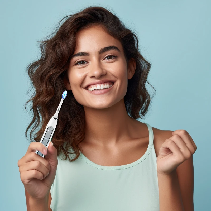 Перезаряжаемая электрическая зубная щетка для взрослых