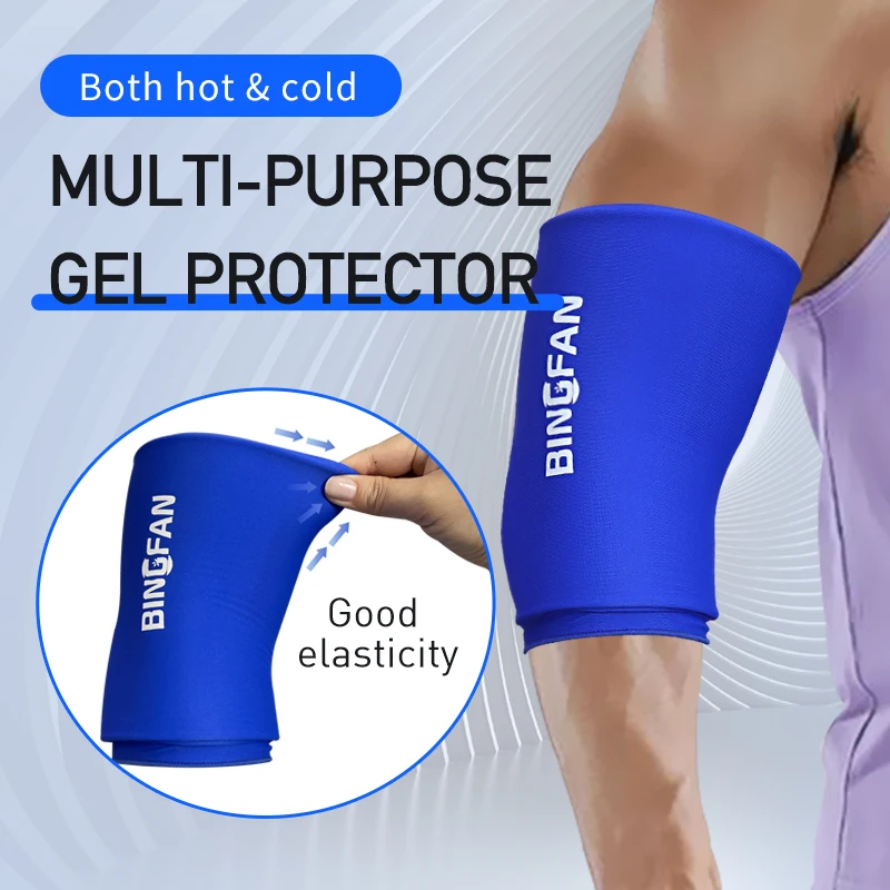 Cold Sleeve Gel Ice Pack Wrap Cold Compression Sleeve for Arthritis Injuries Sports Recovery
