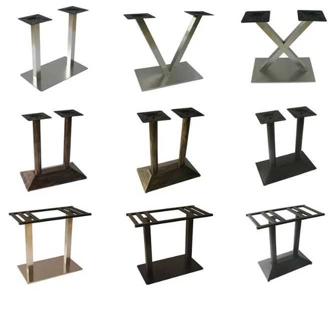 Antique dinning table base metal cast iron table legs