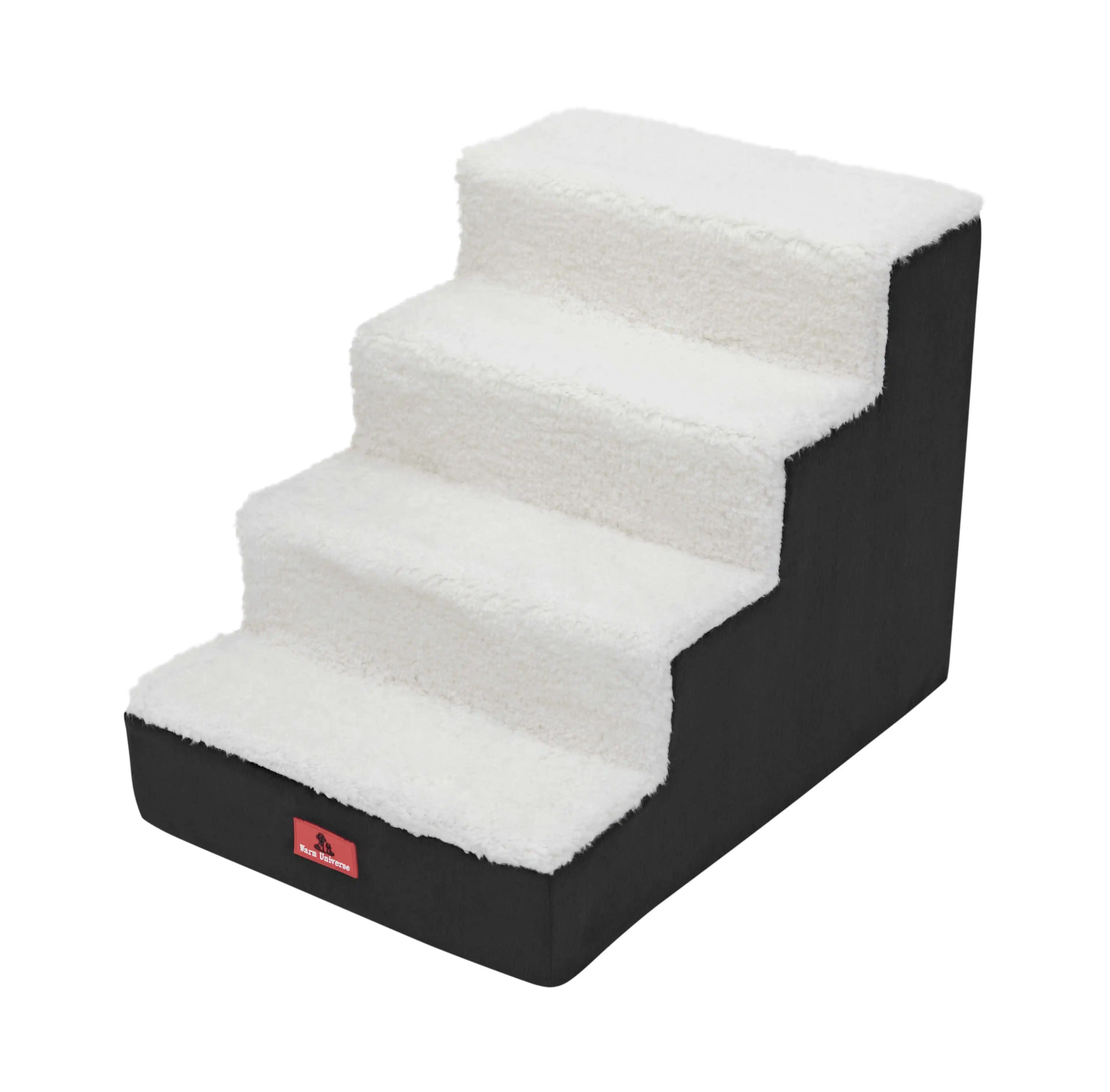 High Density Foam Four Tier Pet Steps Portable Pet Dog Ladder Pet Stairs