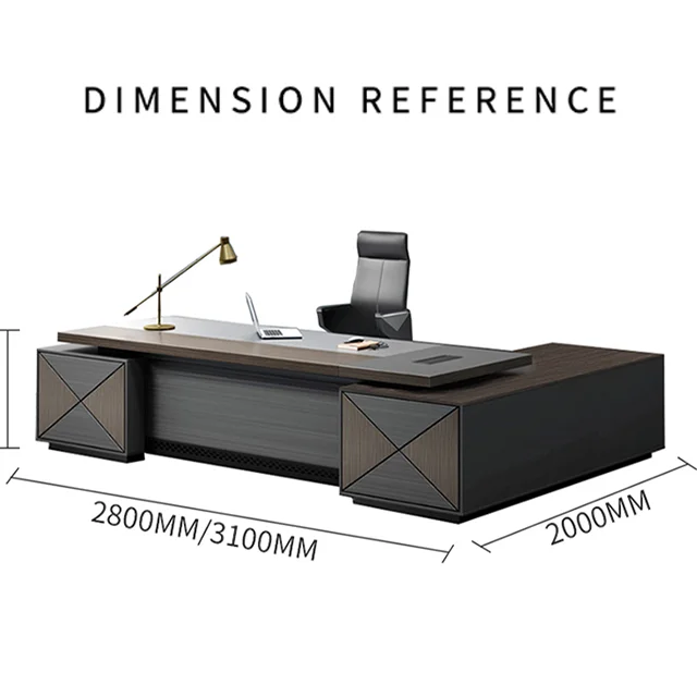 Новинка 2020, директорский стол, директорский офисный стол, 50 мм, L-образный стол, МДФ, стол руководителя, мебель, офисный стол, дизайн