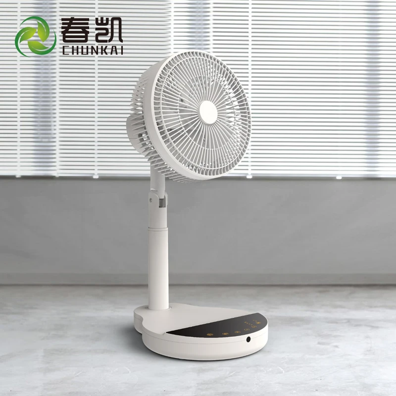 Top Seller Home 10 inch Remote Control Portable Folding Electric Rechargeable Stand Fan