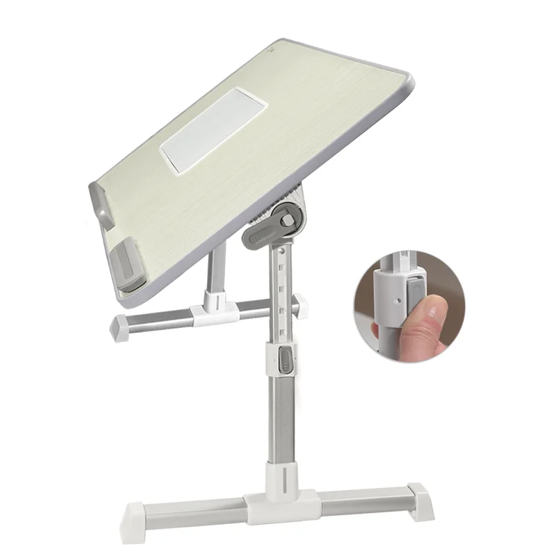 XGear Aluminium Alloy Portable Laptop Table Height Angle Adjustable Laptop Stand Desk with Cooling Fan