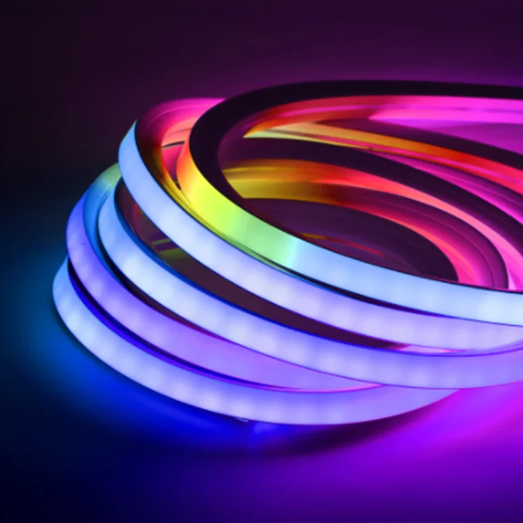 Лидер продаж силиконовый неоновый шнур 12 В 24 110 120 240 в 230 Rgb 360 градусов гибкий светодиодный светильник неоновая