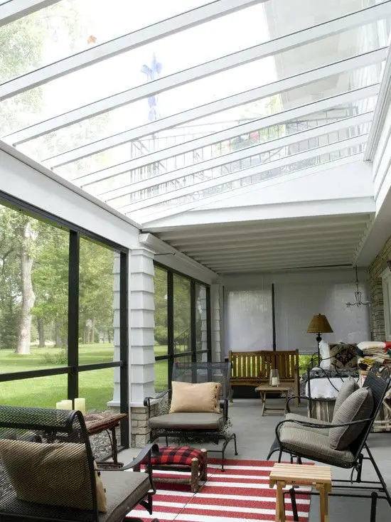 Customized Outdoor Aluminum Winter Garden Room House Glass Sunrooms