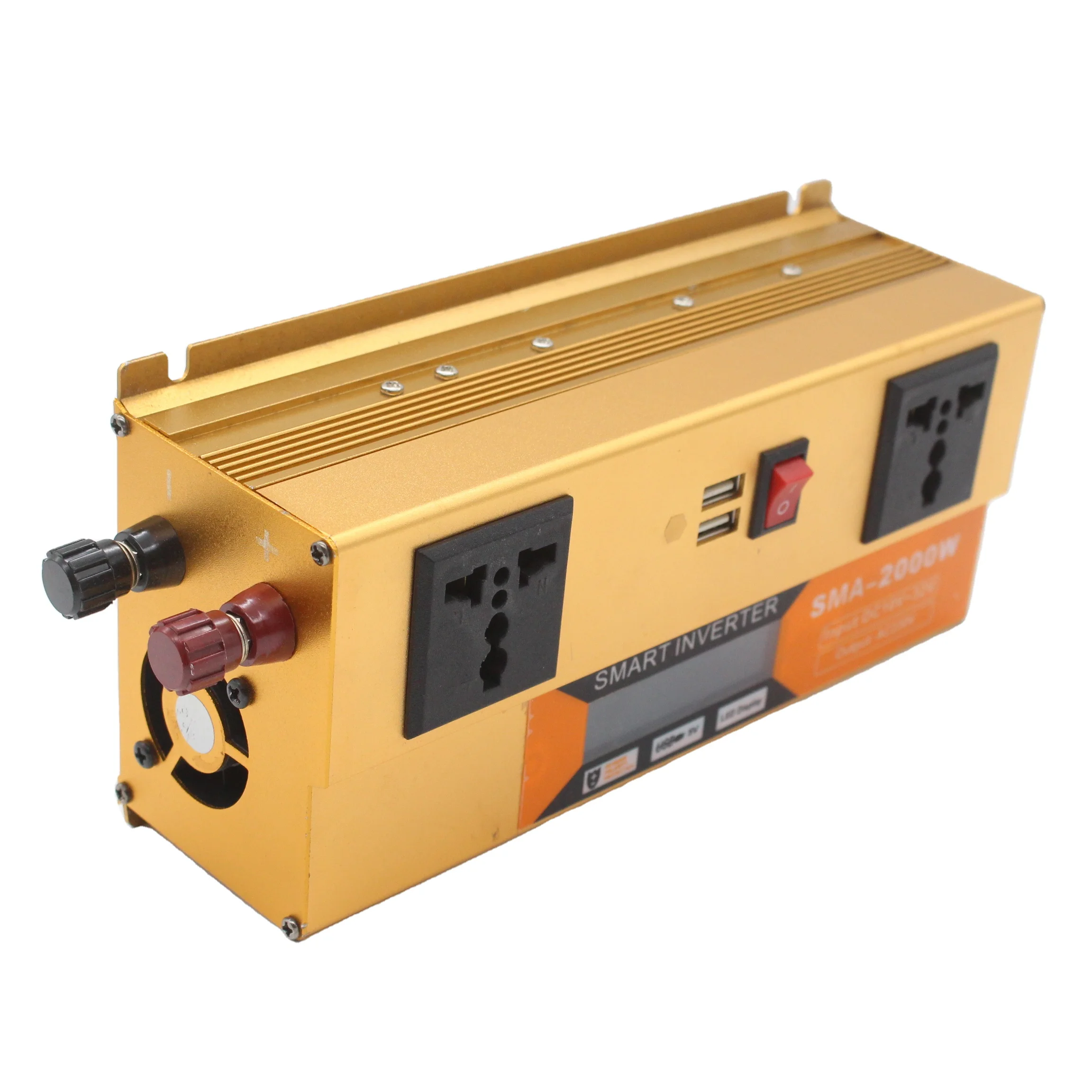 2000w Lcd Screen Display Dc12v/24vto Ac110v/220v 50hz/60hz Power Inverter