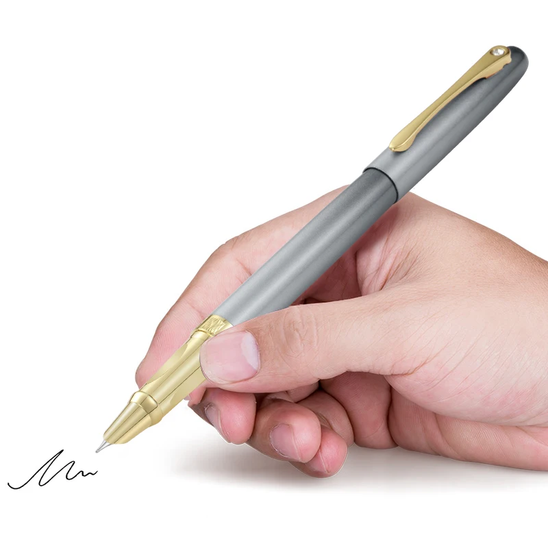 Luxury Business Gift Calligraphy Metal Pen Set Hot Selling High Quality Fountain Pen