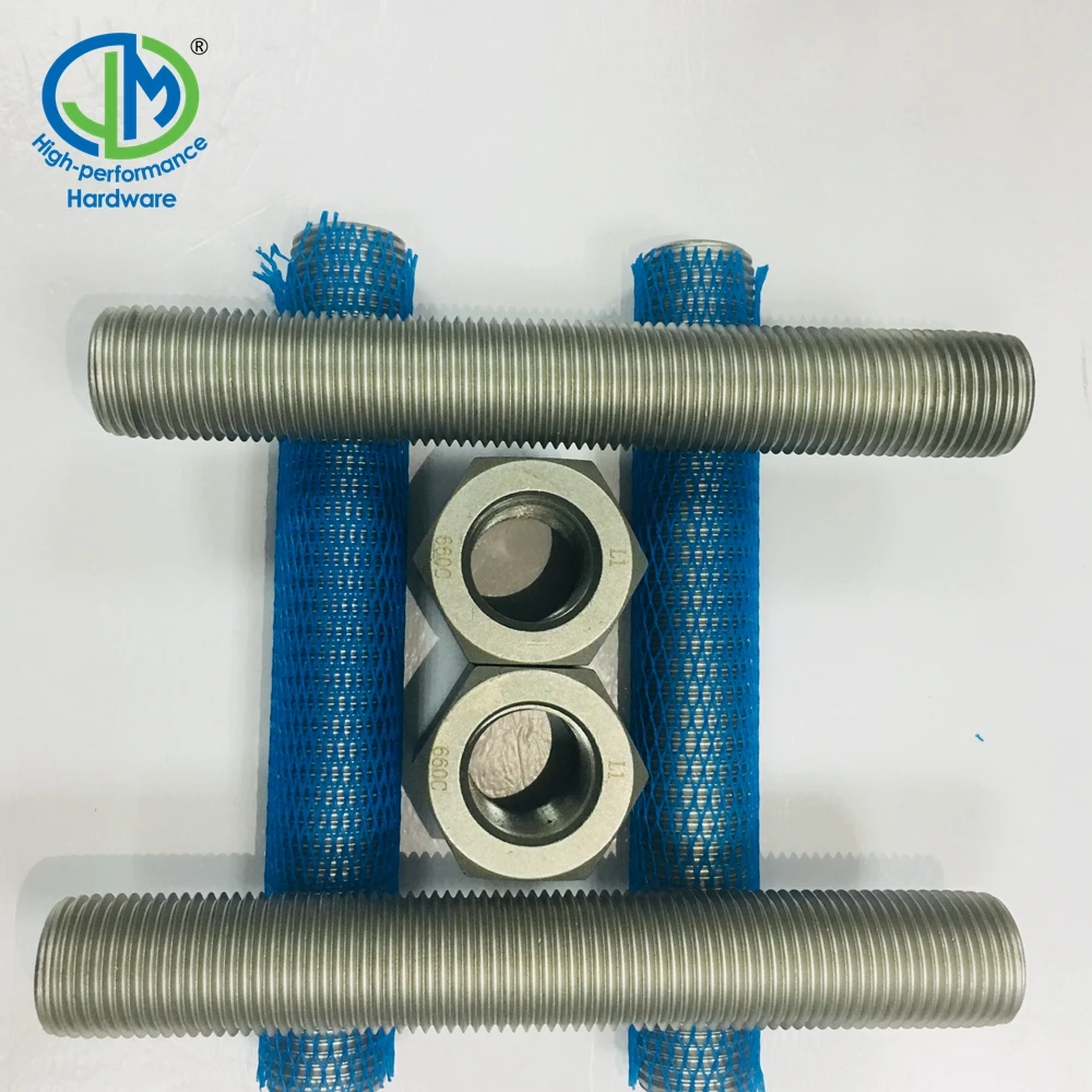 High Temperature Alloy Steel ASTM A453 Gr.660 A B C D Stud Bolt And Nut