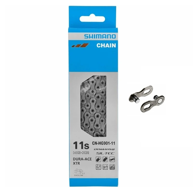 Цепь велосипедная Shimano HG901 11 скоростей цепь для шоссейного велосипеда аксессуары
