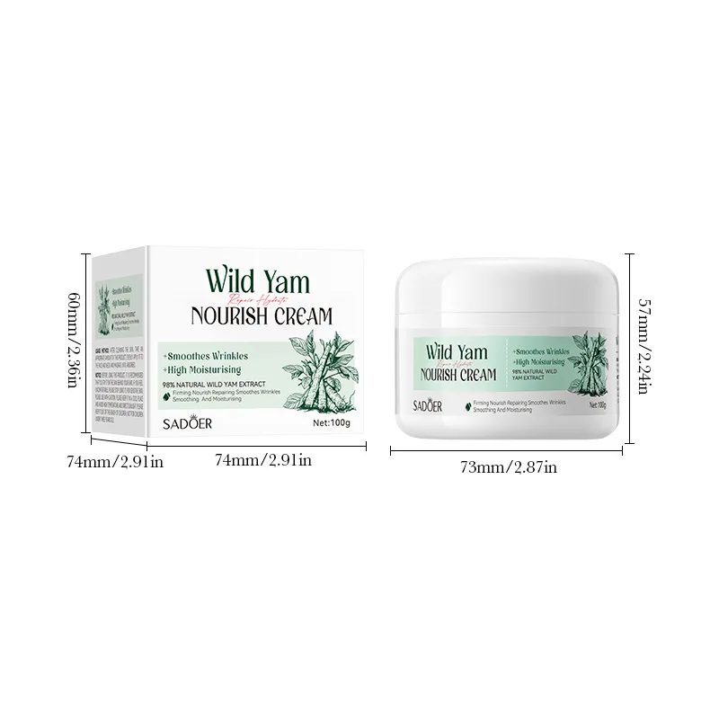 OEM Wholesale Wild Yam Nourishing Repair Soothing Glowing Skin Korean Beauty Face Cream &Lotion