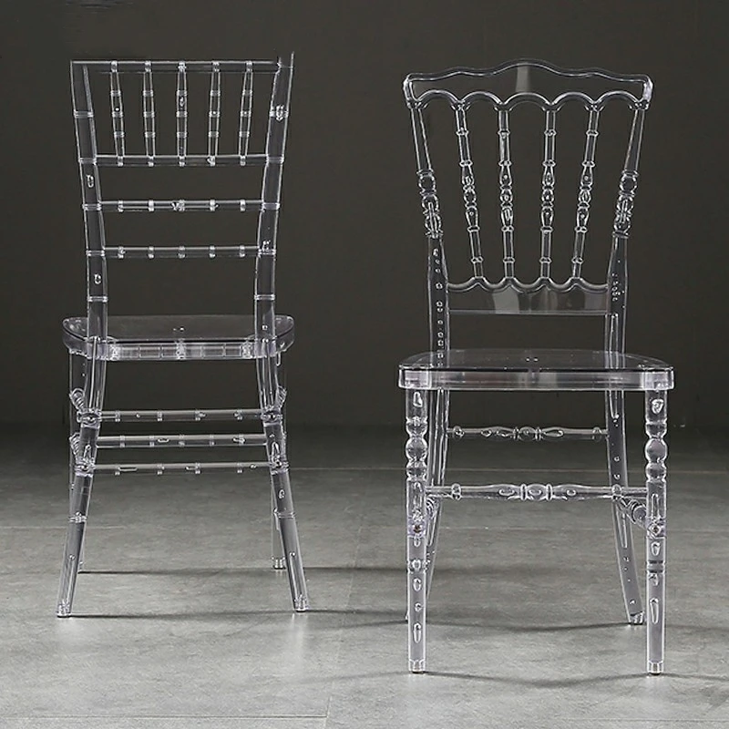 wholesale transparent wedding tiffany chairs plastic crystal acrylic outdoor chair