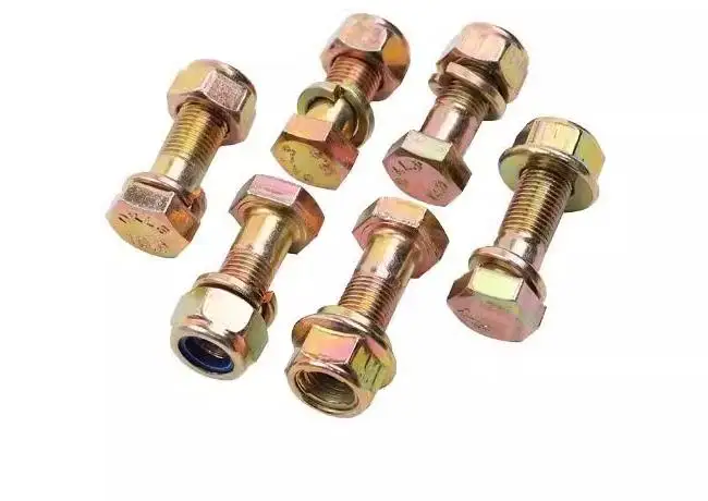 High strength color rotary tiller blade magazine screws grade 12.9