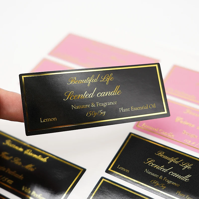 Sales Wholesale Price Eco Friendly Shipping Label New Arrival Reasonable Price Custom Candle Label Roll Kraft Paper