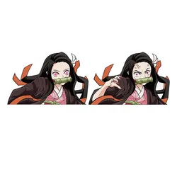 Wholesale 3D custom lenticular sticker demon slayer PET for luggage car laptop phone motion lenticular sticker